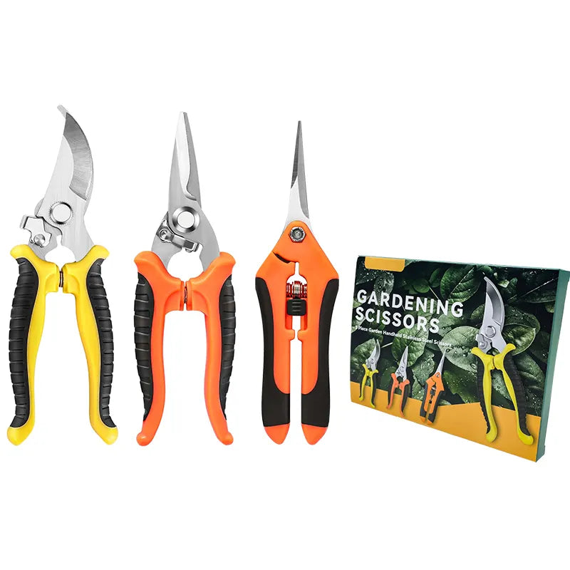 types of garden scissors 3 Pack Garden Scissors, Pruning Shears