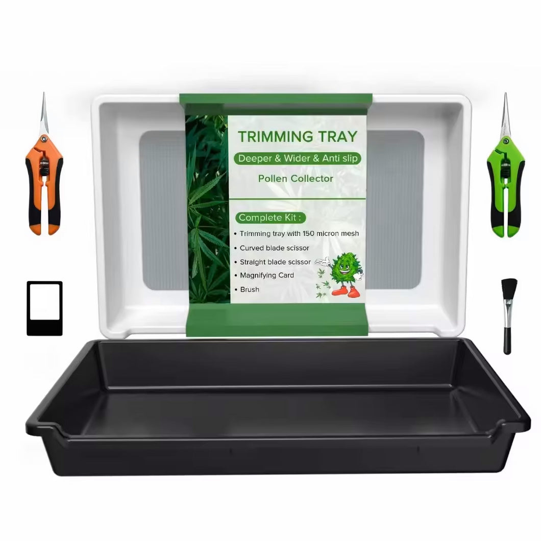 Trimming Tray XL Heavy-Duty 2-in-1  150 Micron Herb Sifter